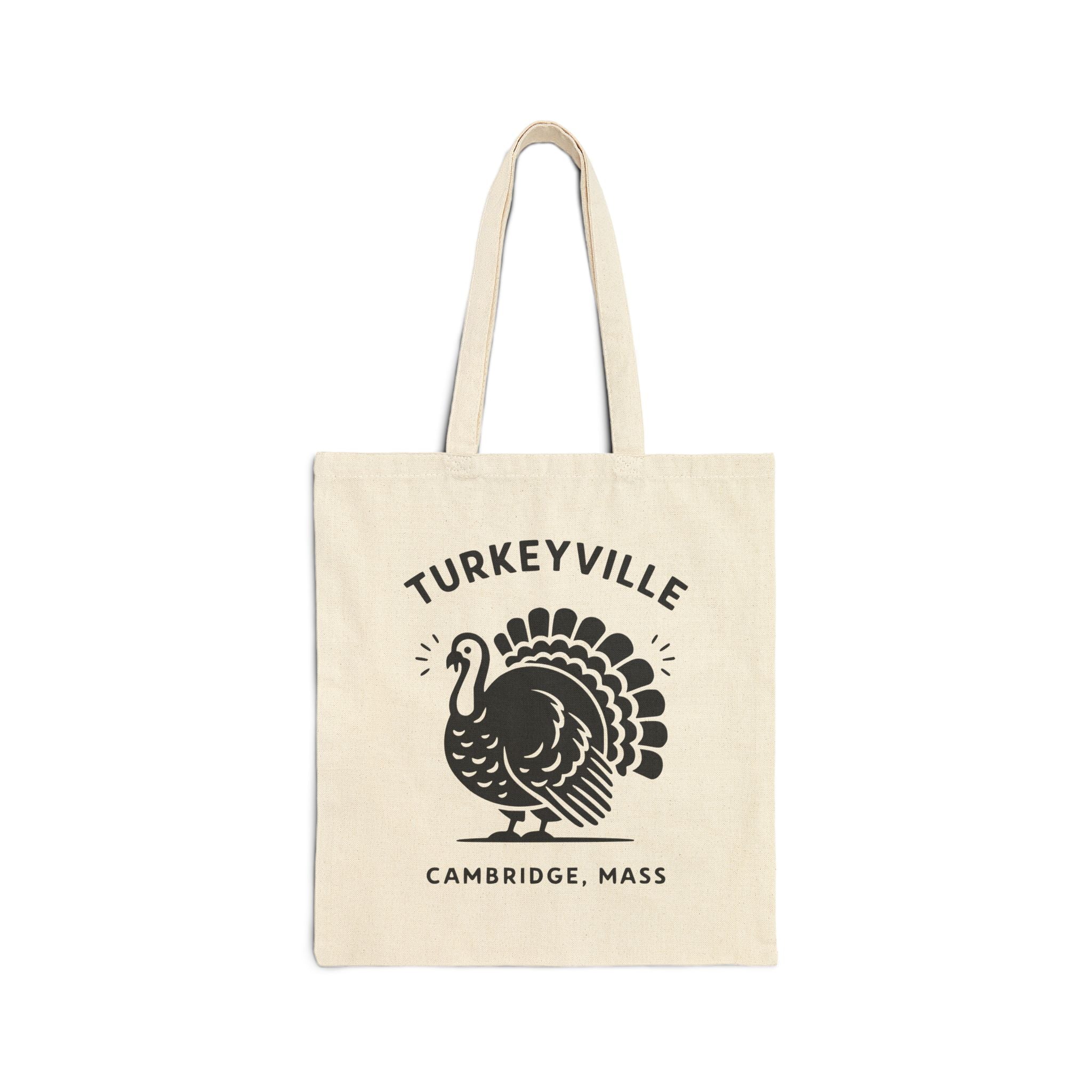 Turkeyville Tote Bag — Vintage Turkey Canvas Market Bag (Cambridge, Mass.)