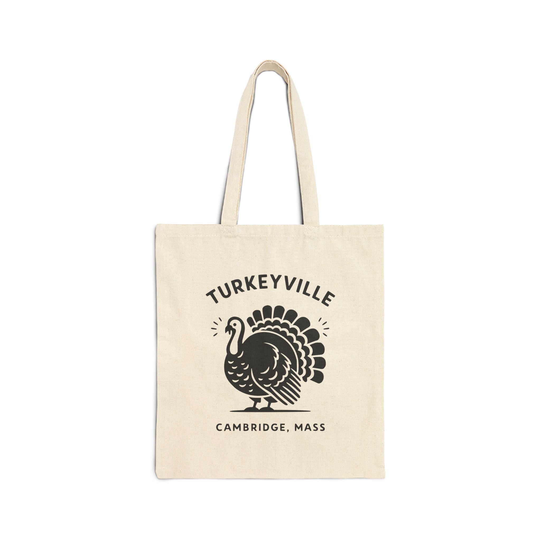 Turkeyville Tote Bag — Vintage Turkey Canvas Market Bag (Cambridge, Mass.)